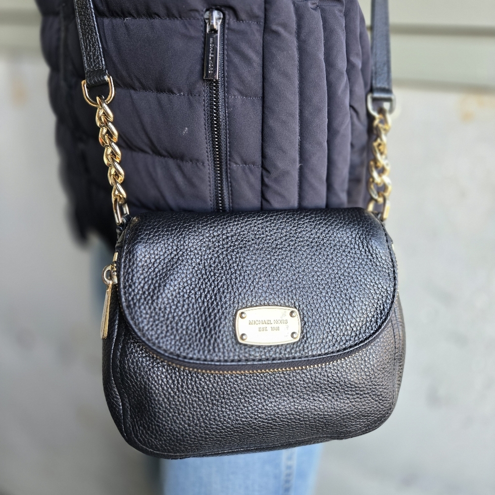 Michael Kors Pebbled Leather Crossbody Bag